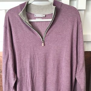 Silk/Cashmere Quarter Zip